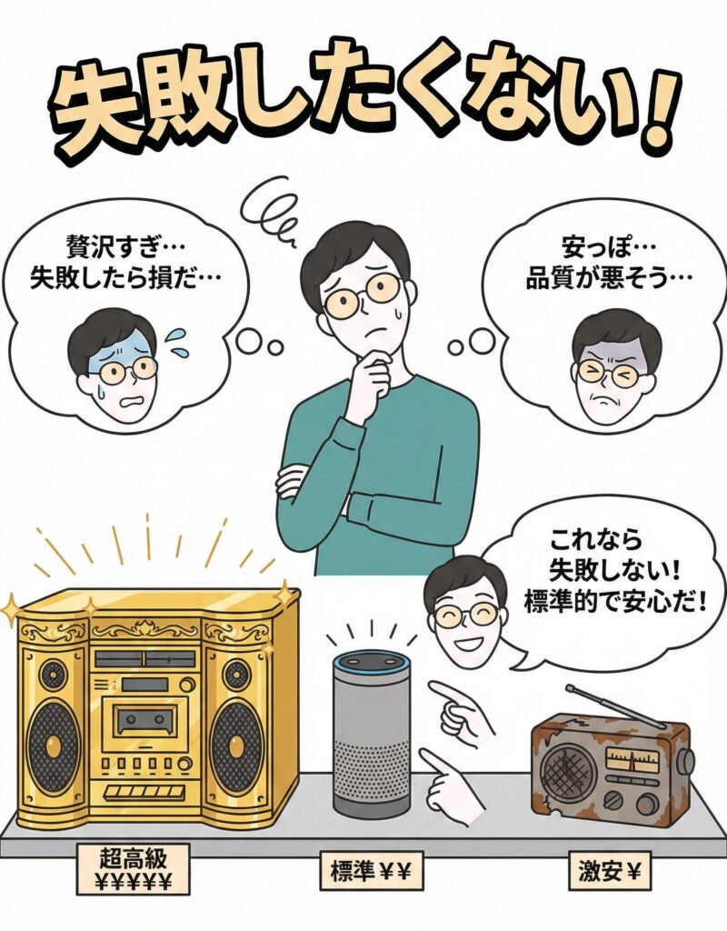 失敗したくない ゴルディロックス効果